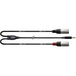 Cables cble y bretelle minijack stro / 2 xlr mle 3 m cables bretelle essentials mini - jack / xlr ...