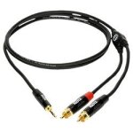 Câble en y mini - jack 3. 5mm mâle symétrique / 2x rca mâle asymétrique minilink pro noir 6m klotz Câble en y mini - jack 3. 5mm mâle symétrique / 2x rca mâle asymétrique minilink pro noir 6m klotz