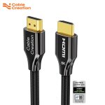 Cablecreation cble hdmi 8k 60hz 4k 120hz 48gbps home cinma hdr earc pour tv box xiaomi ps5 ps4 xbox ...