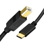 Cablecreation usb c vers usb b 2. 0 imprimante cble scanner cordon pour epson hp canon samsung brother ...