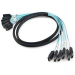 Cabledeconn lot de 6 cbles sata 6 gbps haute vitesse sas pour serveur (1 m)