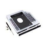 Caddie pour disque dur de deuxime gnration en aluminium, 9. 5mm, 12. 7mm, 9. 5mm, sata 3. 0, optibay, ...