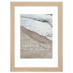 Cadre photo en bois  waves , chne, 13 x 18 cm