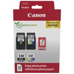 Canon pg - 540 / cl - 541 photo paper value pack - pack de 2 - noir, couleur (cyan, magenta, jaune) - ...