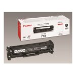Canon 718 black - noir - originale - cartouche de toner - pour i - sensys lbp7210, lbp7680, mf728, mf729, ... Canon 718 black - noir - originale - cartouche de toner - pour i - sensys lbp7210, lbp7680, mf728, mf729, ...