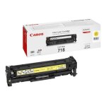 Canon 718 yellow - jaune - originale - cartouche de toner - pour i - sensys lbp7210, lbp7680, mf728, ... Canon 718 yellow - jaune - originale - cartouche de toner - pour i - sensys lbp7210, lbp7680, mf728, ...