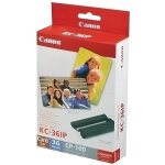 Canon kc - 36ip - jaune, cyan, magenta - 86 x 54 mm cartouche imprimante / kit papier - pour canon selphy ...