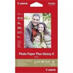 Canon photo paper plus glossy ii pp201 papier photo 10x15cm 50 feuilles - papier pour imprimante