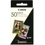 Canon zink - auto - adh�sif - 50 x 76 mm 50 feuille(s) papier photo - pour canon zoemini; ivy cliq + ...