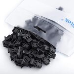 Capuchon rj45 - 50 pièces, noir, pvc, résistant à l'environnement harsh, 1000 mbps, 8 pins, compatible ... Capuchon rj45 - 50 pièces, noir, pvc, résistant à l'environnement harsh, 1000 mbps, 8 pins, compatible ...