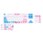 Capuchons de touches pour clavier m�canique, 118 touches, profil oem, bleu, rose, pour clavier, pbt, ...