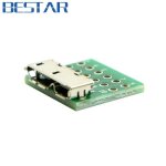 Card micro - b usb 3. 0 micro b usb3. 0 connecteur de prise femelle 10 broches type smt avec pcb pour ...