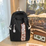 Cartable tudiant amricain rtro college tudiant cartable femme grande capacit sport sac a dos ordinateur ...
