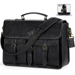 Cartable homme sacoche ordinateur 15. 6 pouces sac bandoulire sac a main impermable pu cuir artificiel ...