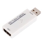 Carte d'acquisition pour jeux vido en streaming en direct, mini enregistreur hd avec adaptateur usb, ...