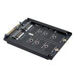 Carte adaptateur ngff  sata 3, disque dur ssd  6g, avec botier, prise m. 2 sata