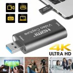 Carte de capture usb 3. 0 carte de capture vid�o 1080p adaptateur hdmi vers usb