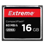 Carte compact flash 16 go - vitesse de lecture 400x, jusqu'� 60 mo / s -