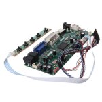 Carte contrleur lcd dvi vga, module audio pc, kit de bricolage, cran 15. 6  , 1366x768, 1ch, 6 / 8 ...