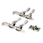 Autre carte contrôleur mini pci express, 4 ports série, adaptateur mini pcie vers db9 rs232, mini pci ... Autre carte contrôleur mini pci express, 4 ports série, adaptateur mini pcie vers db9 rs232, mini pci ...