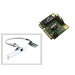 Carte contr�leur minipcie (mini pci express) - lan gigabit ethernet - avec carte fille et cordons