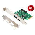 Carte contrôleur pci - e usb 3. 1 type - a + type - c, adaptateur pci express 4x vers usb3. 1 type c ... Carte contrôleur pci - e usb 3. 1 type - a + type - c, adaptateur pci express 4x vers usb3. 1 type c ...