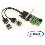 Carte contr�leur pci express (pcie) / / 2 ports rs422 rs485 / / chipset exar xr17v352