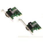 Carte controleur pci express (pcie) s�rie rs232 1 port - chipset asix ax99100 - deux montages possibles ...