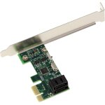 Carte contrleur pci express pcie x1 2 ports pour disques durs sata. format compact, avec chipset asm1061. ...