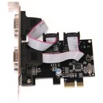 Carte contr�leur pci express vers rs232, adaptateur de port com pour imprimante, scanner, modem, port ...