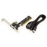 Carte controleur pci vers firewire 400 ieee1394a - 3 + 1 ports - chipset via - avec cordon ilink blindé ... Carte controleur pci vers firewire 400 ieee1394a - 3 + 1 ports - chipset via - avec cordon ilink blindé ...
