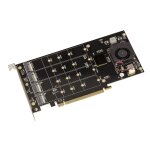 Carte contrôleur pcie 3. 0 16x pour 4 ssd m. 2 nvme m key (m2 ngff). chipset plx8747 - bande passante ... Carte contrôleur pcie 3. 0 16x pour 4 ssd m. 2 nvme m key (m2 ngff). chipset plx8747 - bande passante ...