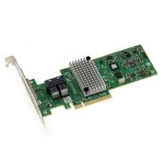 Carte contrleur pcie 3. 0 sas + sata - 12gb - 8 ports internes - raid 0 1 5 10 50 jbod - oem lsi 9340 ...