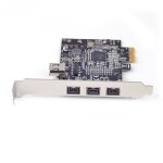 Carte contrôleur pcie combo 3x 1394b + 1x 1394a firewire, carte contrôleur pci - express, 1394 carte ... Carte contrôleur pcie combo 3x 1394b + 1x 1394a firewire, carte contrôleur pci - express, 1394 carte ...