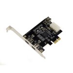 Carte controleur pcie firewire 800 ieee1394b - 2 + 1 sorties - chipset ti xi02213azay Carte controleur pcie firewire 800 ieee1394b - 2 + 1 sorties - chipset ti xi02213azay