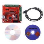 Carte de drivation cnc usb mach3, 100khz, interface 4 axes, pilote, contrleur de mouvement, bonne qualit ...