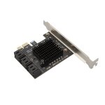 Carte d'extension adaptateur sata iii vers pci express 3. 0 x1, 6 ports, pour transmission de données ... Carte d'extension adaptateur sata iii vers pci express 3. 0 x1, 6 ports, pour transmission de données ...
