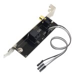 Carte fille spdif optique 24 bits, 192khz, avec support de cble rca, sortie audio numrique