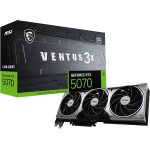 Carte graphique msi nvidia geforce rtx 5070 12g ventus 3x oc 12 go gddr7 (28 gb / s / 192 bits), pcie ...