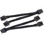 Carte graphique vga pcie 8 broches vers double 8 (6 + 2) broches, adaptateur pour gpu, câble d'alimentation ... Carte graphique vga pcie 8 broches vers double 8 (6 + 2) broches, adaptateur pour gpu, câble d'alimentation ...