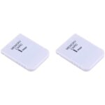 Carte m�moire, 2pcs b�ton de carte m�moire en plastique portable avec une capacit� de 1 mo pour le jeu ...