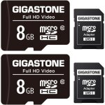 Carte mmoire 64 go lot de 2 cartes, 4k camra pro, compatible avec gopro switch, vitesse 95 mo / s. ...