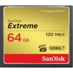 Carte memoire compact flash extreme pro 64gb - sandisk - 120mbps