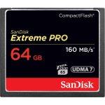 Carte memoire compact flash extreme pro 64gb - sandisk - 160mbps