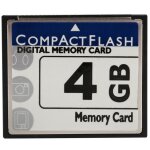 Carte m�moire compact flash professionnelle de 4 go (blanc et bleu)