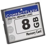 Carte mémoire compact flash professionnelle de 8 go (blanc et bleu) Carte mémoire compact flash professionnelle de 8 go (blanc et bleu)
