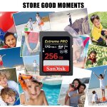 Carte mémoire compactflash sandisk extreme pro 256 go 170 mo / s Carte mémoire compactflash sandisk extreme pro 256 go 170 mo / s
