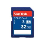 Carte mmoire flash sandisk standard sdhc 32 go class 4