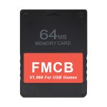 Carte mmoire fmcb v1. 966 pour console ps2 ps1, 8 mo 16 mo 32 mo 64 mo, disque dur usb, adaptateur vido ...