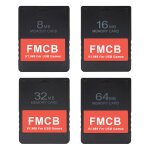 Carte mmoire fmcb v1. 966 pour console ps2 ps1, 8 mo 16 mo 32 mo 64 mo usb hdd, adaptateur de jeu vido ...